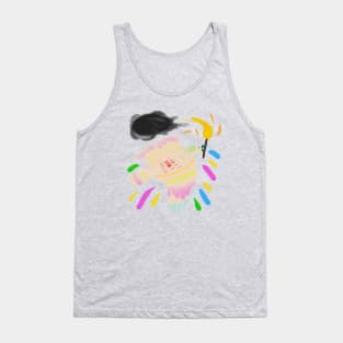 Rainbow Crow (light) Tank Top